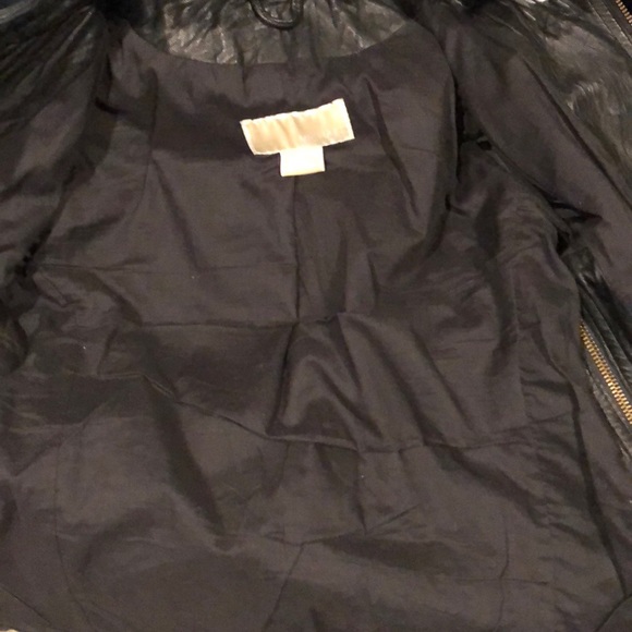MICHAEL Michael Kors Black Leather Jacket P (Real Leather!!!) - Picture 6 of 8